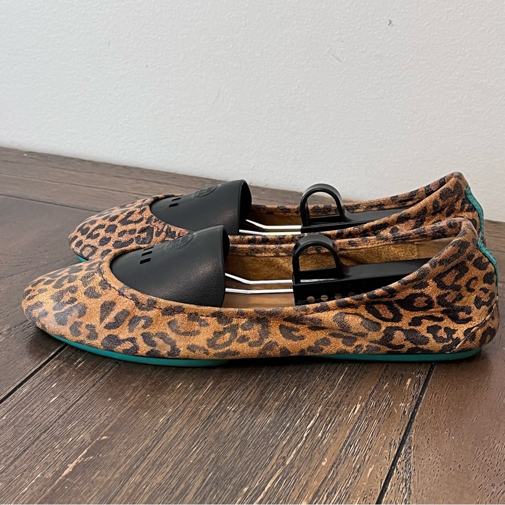 Tieks Leopard Print Leather Flats Womens size 10 - Picture 9 of 11
